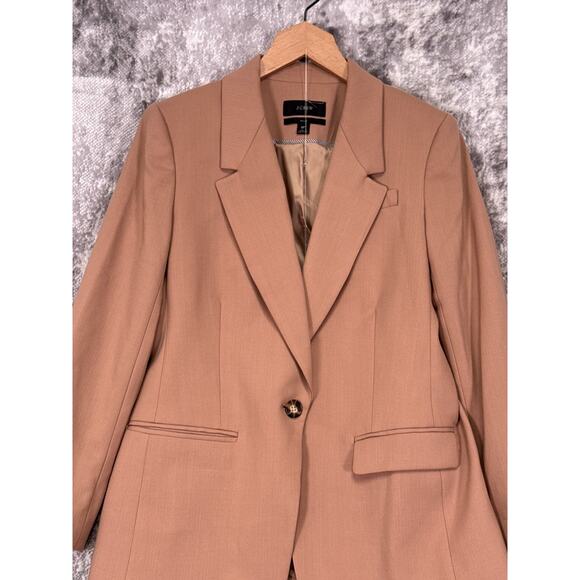 J Crew Willa Suit 8P / 10 Womens Italian City Wool Blend Pant Suit - Picture 2 of 12